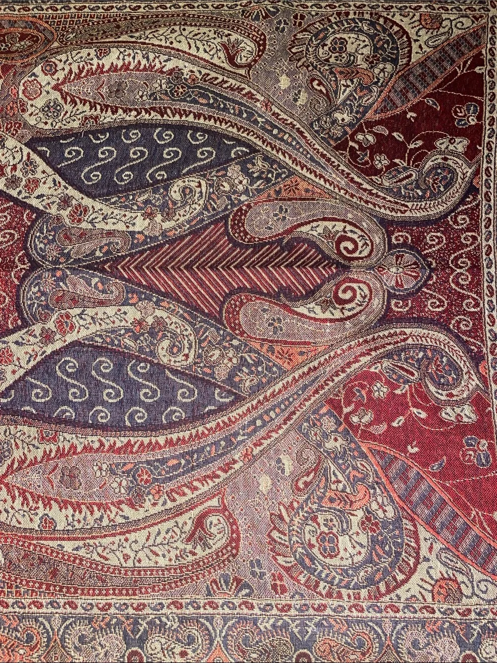Multi color paisley pashmina shawl (nwot)
